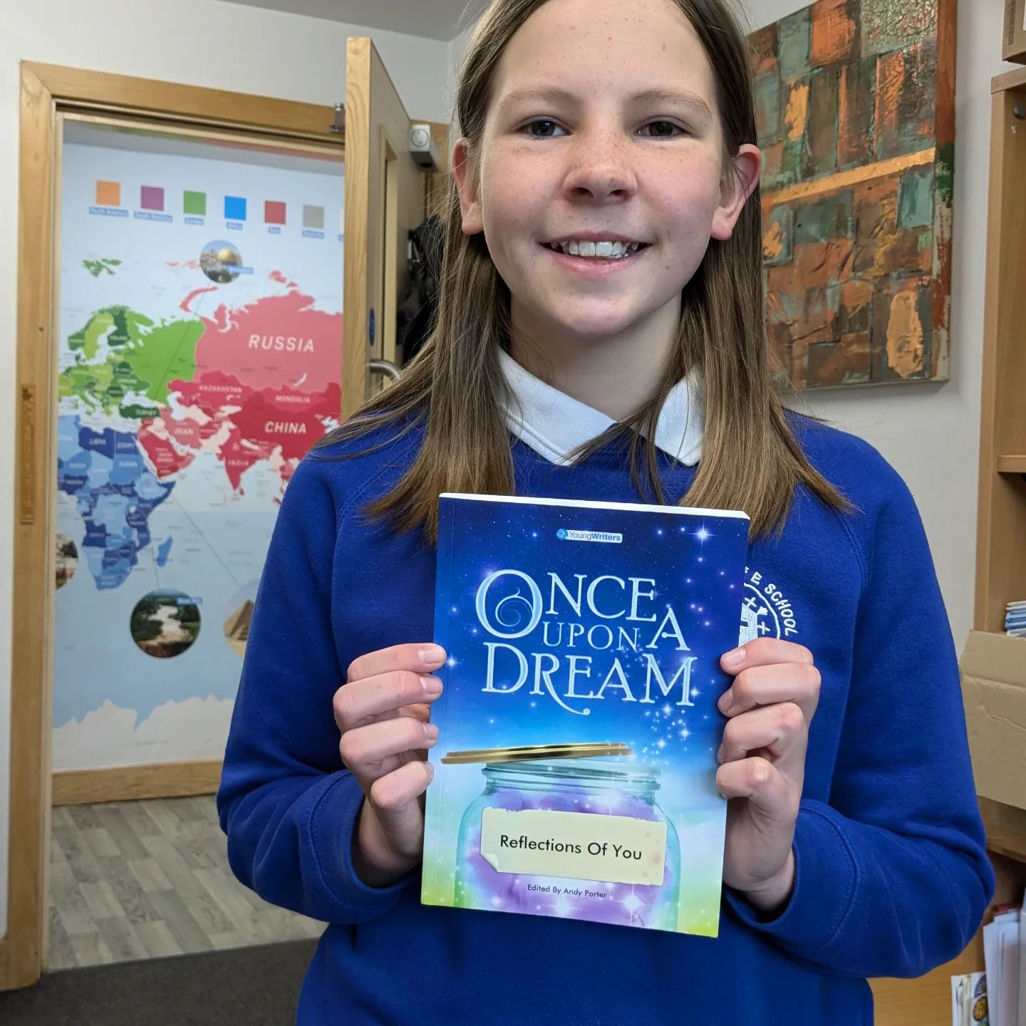 It was wonderful to discover that Ania's poem has been published along with other young poets. CONGRATULATIONS we are very proud of you! #poet #poem #author #poetry #create