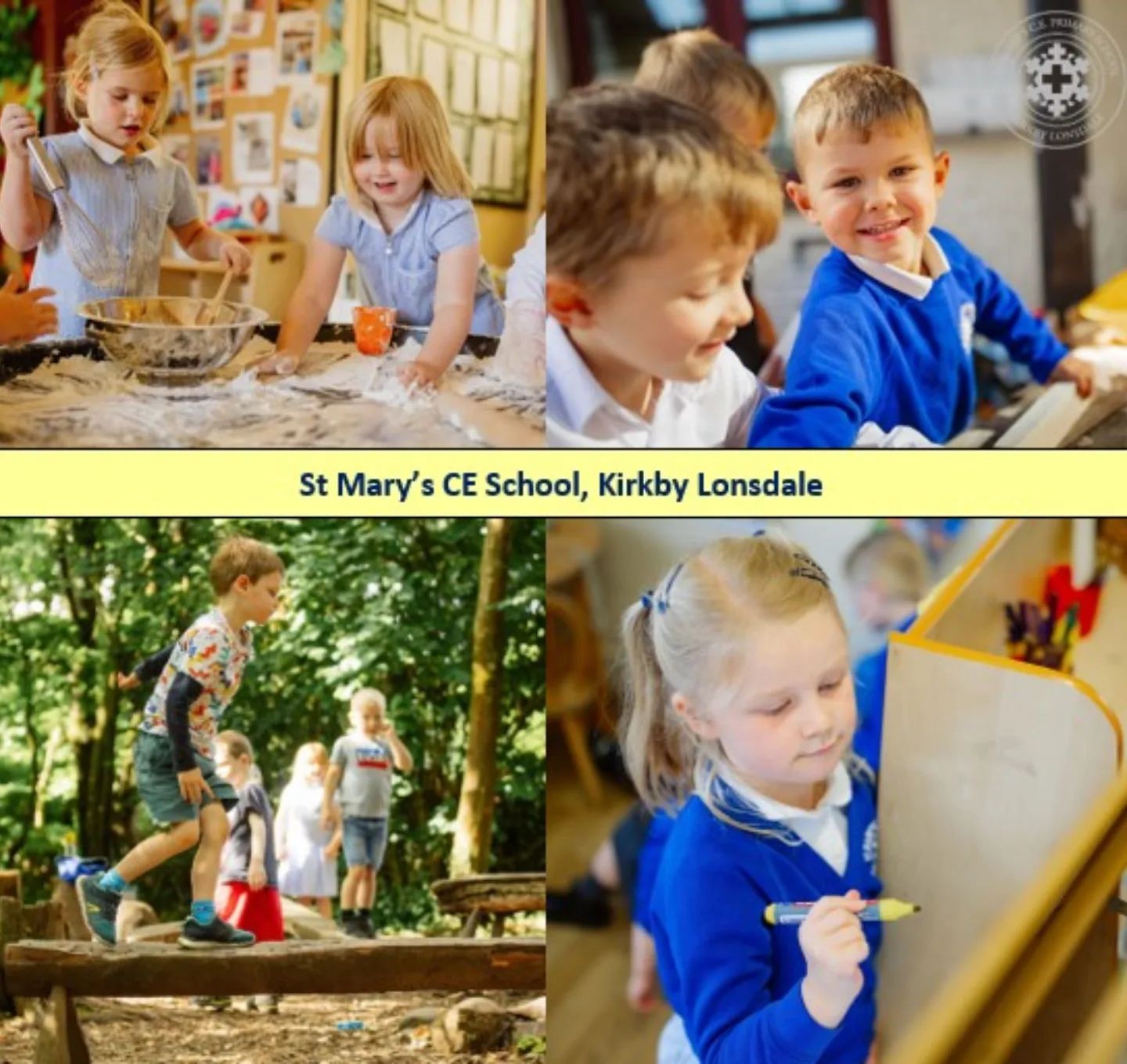 Parents with children starting in nursery or reception class in 2025 are invited to our Open Morning 9:30-11:30am on 23rd October. Perhaps you are new to the area and would like to visit our school. Please call our school office on 015242 71334 to arrange to visit our school. We look forward to meeting you.