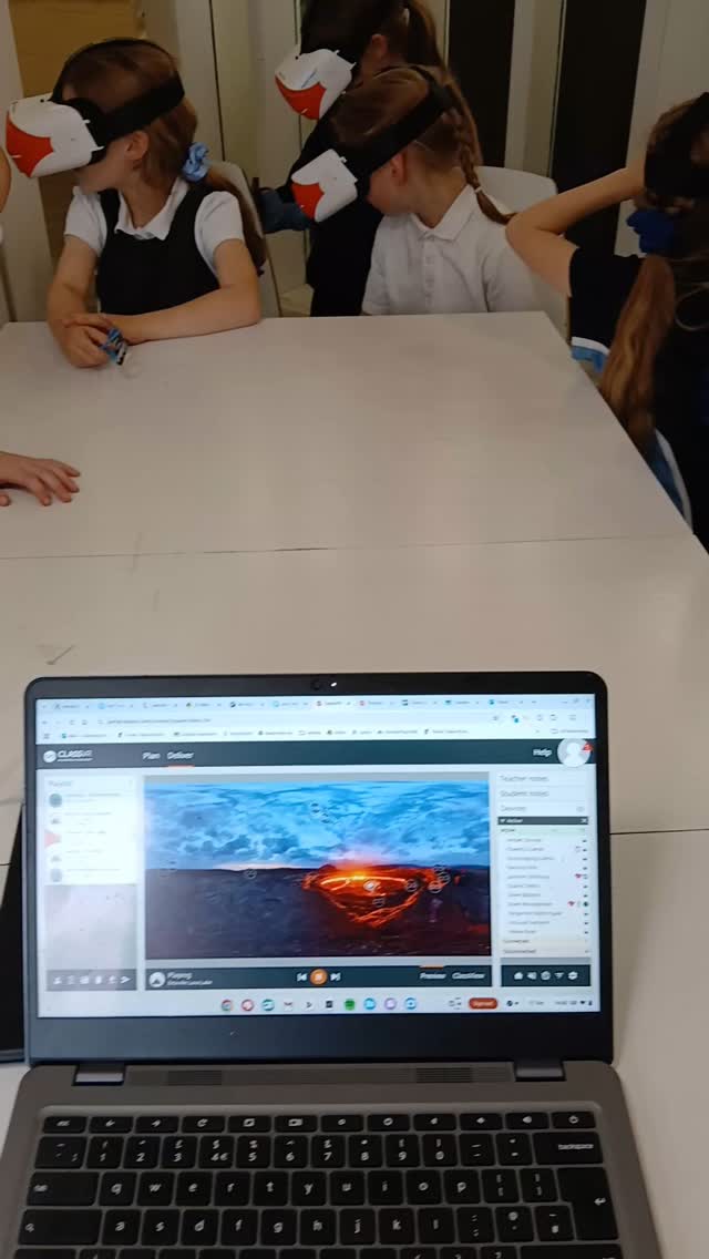 Very exciting volcanic eruptions ...VR.