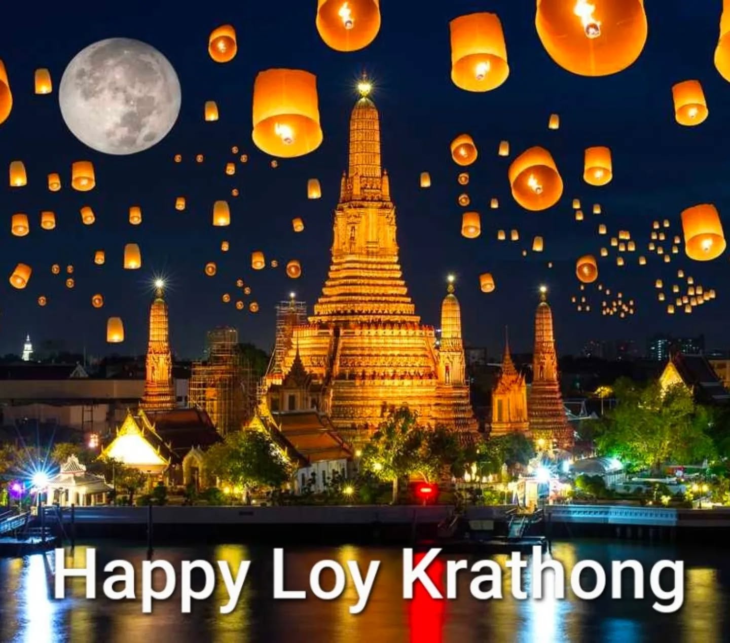 Happy Loy Krathong to all of our Thai community. May the stream of happiness continuously flow into your lives and your sorrow be washed away. #loykrathong #light #lightfestival